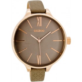 OOZOO Timepieces 45mm Taupe Croco C7541